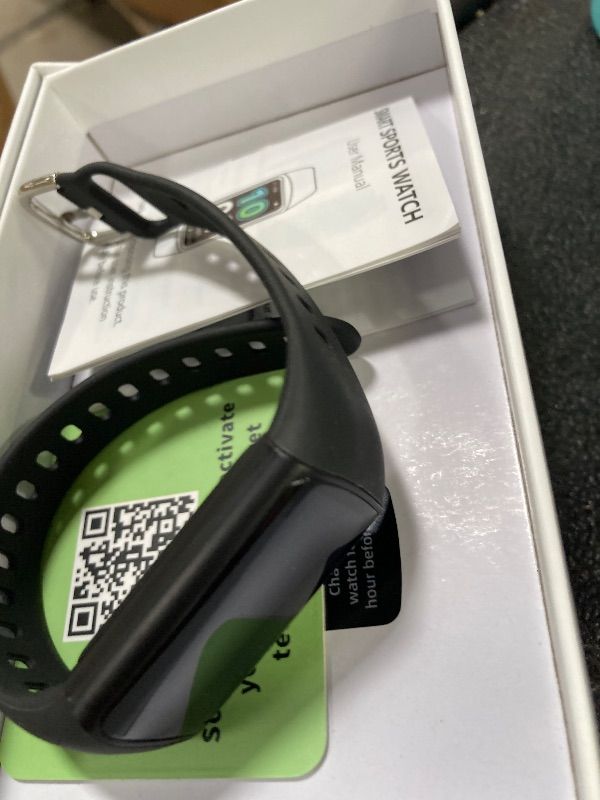 Photo 1 of **MISSING CHARGER***FITVII FINO 2 Slim Fitness Tracker, Smart Watch with Blood Oxygen, Sleep Monitor, 24/7 Heart Rate & Blood Pressure, IP68 Waterproof Health Activity Trackers with Calories Step Counter for Women Men