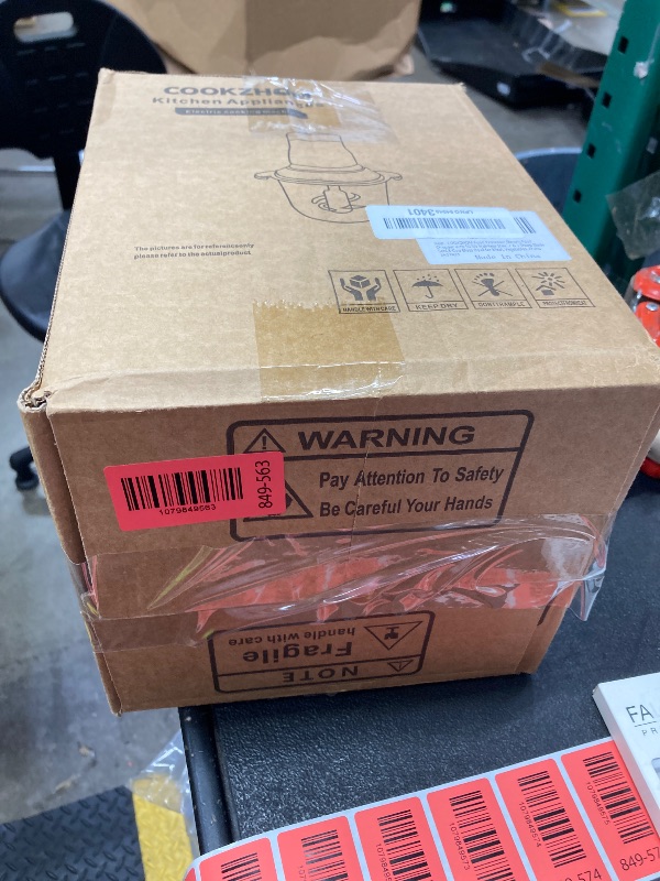Photo 1 of ***no work ** part only ***COOKZHOM Food Processor,Electric Food Chopper with 500W Stainless Steel Motor & 2 Sharp Blade Sets,8-Cup Glass Bowl for Meat, Vegetables, Fruits and Nuts