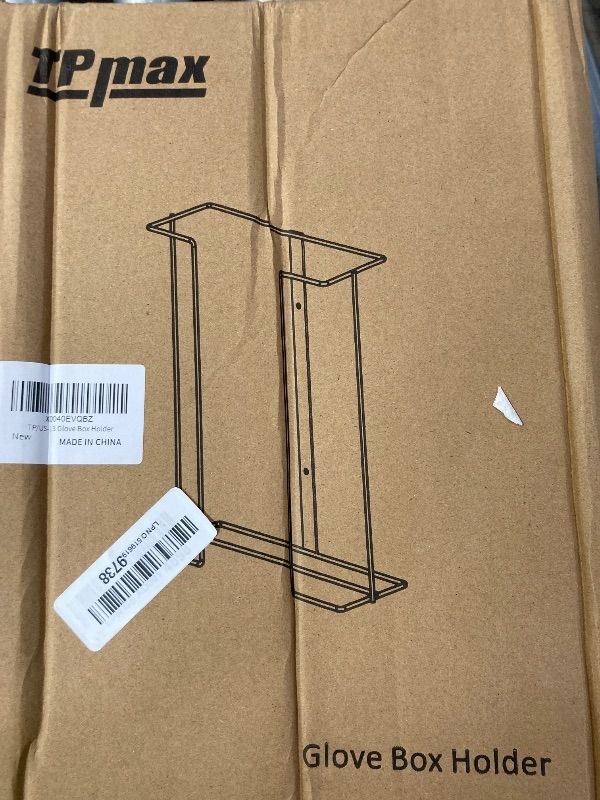 Photo 1 of ***THIS IS THE WIRE RACK, NOT THE GLOVES*** Gloves BOX HOLDER WIRE RACK Dispenser for Gloves,Tissues Paper Towels Organizer - Mounting Accessories Included - Holds 3 boxes - Perfect for Lab, Food Service and Home***THIS IS THE WIRE RACK, NOT THE GLOVES***