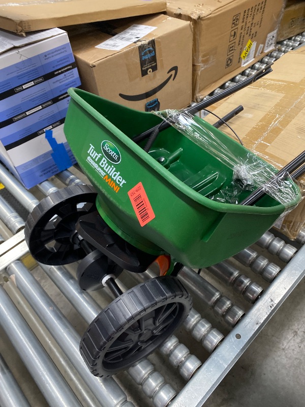 Photo 1 of
*****parts only****
Scotts Turf Builder EdgeGuard Mini Broadcast Spreader - Spreader for Lawn Fertilizer, Weed & Insect Control, Grass Seed, and Ice Melt, Holds Up to 15,000 sq. ft. of Product