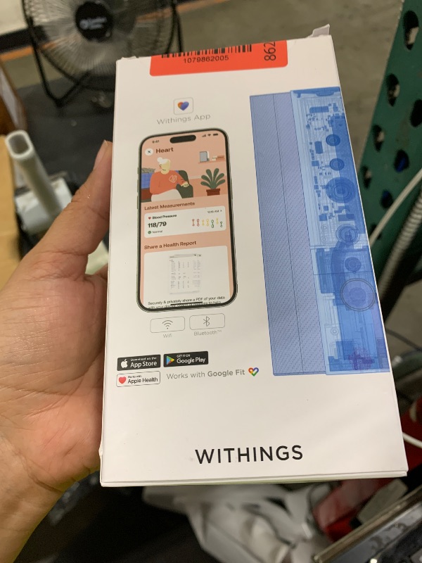Photo 1 of Withings BPM Connect - Digital Blood Pressure Cuff & Heart Rate Monitor - Blood Pressure Machine Arm Cuff, FDA Cleared, FSA/HSA Eligible, IOS & Android