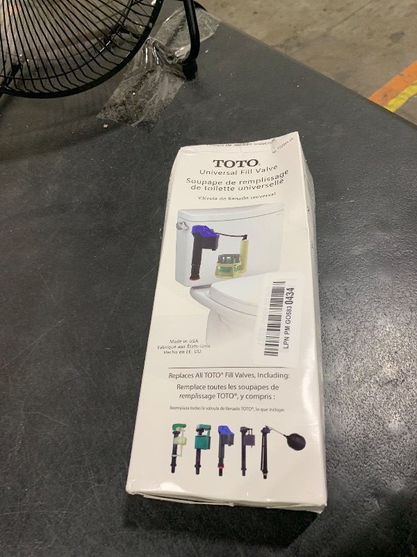 Photo 1 of TOTO Adjustable Replacement Fill Valve Assembly for Toilet Tanks