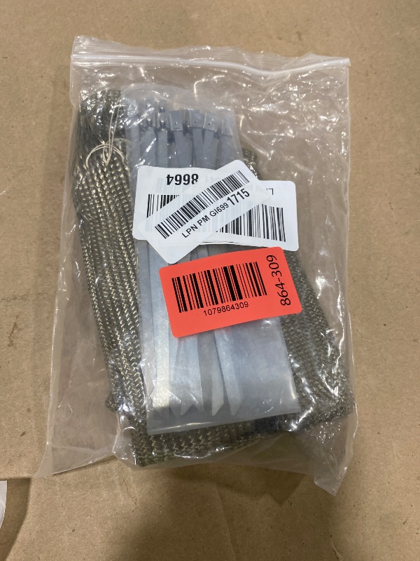 Photo 1 of Titanium Spark Plug Wire Heat Shield & Sleeve - 2500F High Temp Protection, 8-Pack