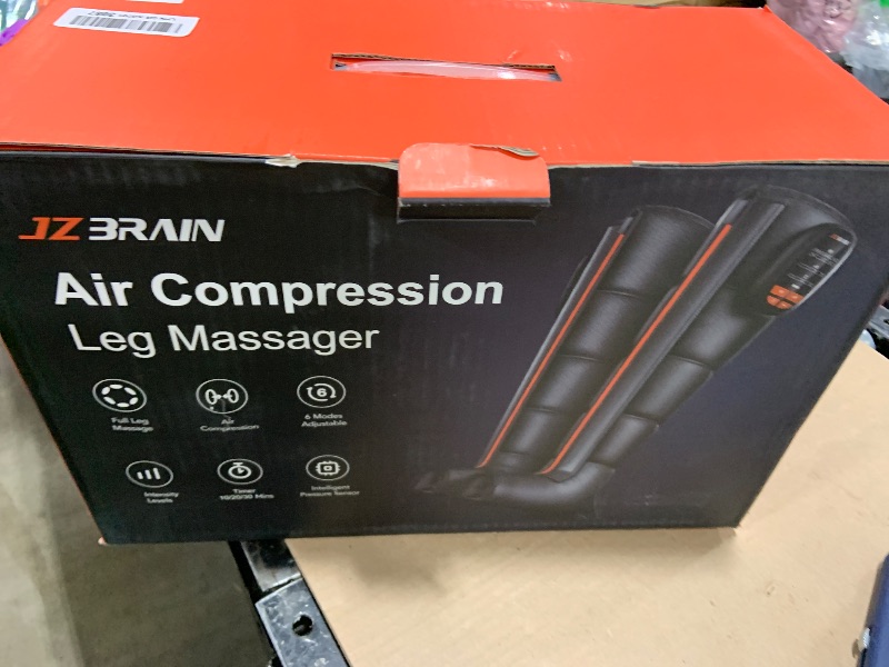 Photo 1 of JZBRAIN Professional Compression Boots to Improve Circulation, Cordless Rechargeable Leg Compression Massager for Massage Therapy,Leg Recovery Boots for Athletes,Reduces Muscle Pain, 3000 mAh, Large