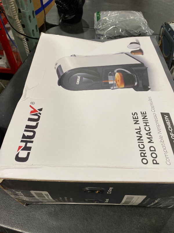 Photo 1 of CHULUX Upgrade Bafè-Pro Espresso Machine for Nes Original Pods, 20Bar Rapid Extraction Home Espresso Coffee Maker for Espresso & Lungo, Black