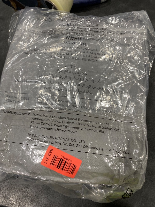 Photo 1 of Bedsure Twin XL Comforter Set Grey - Dorm Room Essentials, Extra Long Twin XL Bedding Set with Sheets, All Season Down Alternative Comforter with Sheets, Pillowcase & Sham