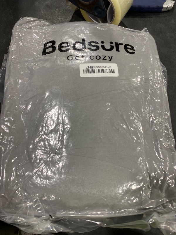 Photo 1 of Bedsure Twin XL Comforter Set Grey - Dorm Room Essentials, Extra Long Twin XL Bedding Set with Sheets, All Season Down Alternative Comforter with Sheets, Pillowcase & Sham