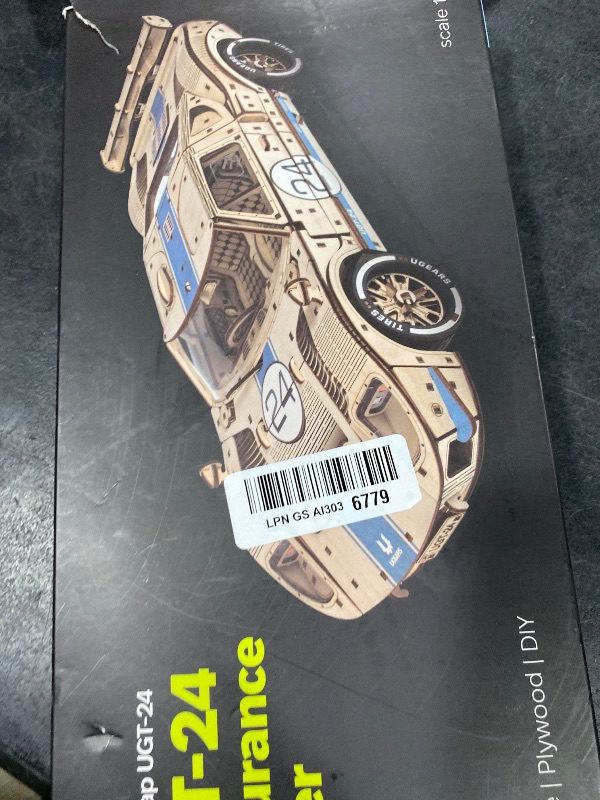 Photo 1 of UGEARS UGT-24 Endurance Racer 3D Wooden Puzzles for Adults - DIY Model Car Kits 3D Puzzle, Mechanical Wooden Model Kits for Adults to Build, Wood Sports Car Racing Brain Teaser, Hobby Gift