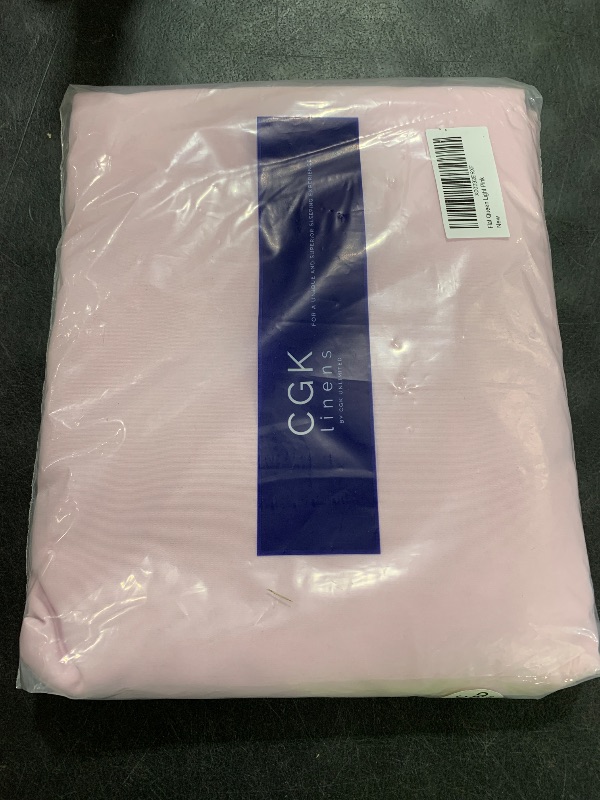 Photo 1 of Queen Flat Sheet - Single Top Flat Sheet Only - Soft & Cooling - Light Pink