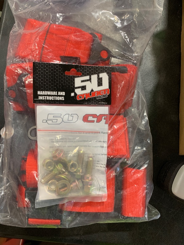 Photo 1 of RASTP 4 Point Safety Harness with 3 Inch Padding (Red)
