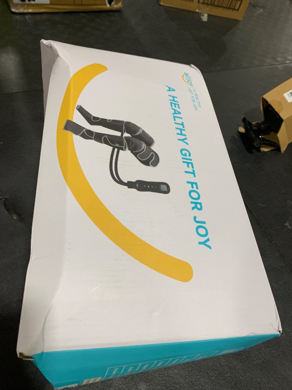 Photo 1 of ALLJOY Leg Massager for Circulation and Pain Relief FSA, Gifts for Men Women Dad Mom, Leg Massager with Heat and Compression, 2 Heat 5 Modes 4 Intensities 4 Extenders