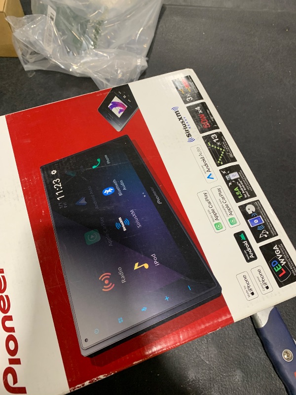 Photo 1 of Pioneer DMH-1600NEX 6.8" Double-Din Digital Multimedia Receiver - Built in Bluetooth, Wired Apple CarPlay and Android Auto, Touchscreen, Rear Camera Input