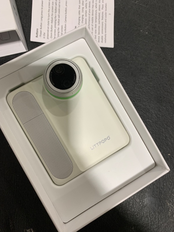 Photo 1 of LiTTPOPO MicroCam-X1 4K Digital Camera, 12MP BSI CMOS Sensor, 400X Microscope, 4K Video, Autofocus, 3.5" LCD | Compact Kids Camera for STEM Learning | Point & Shoot, Portable, Travel, Ideal Gift