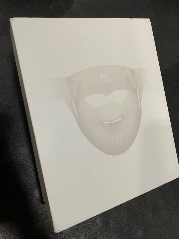 Photo 1 of INIA Glow 4D Wireless Red Light Therapy Mask for face – Dual NIR, 320 LEDs, 4 Modes, Under-Eye Cooling, Cordless & Rechargeable LED Face Mask for Home & Travel, Skincare Gifts for Women Mom Wife, Blue
