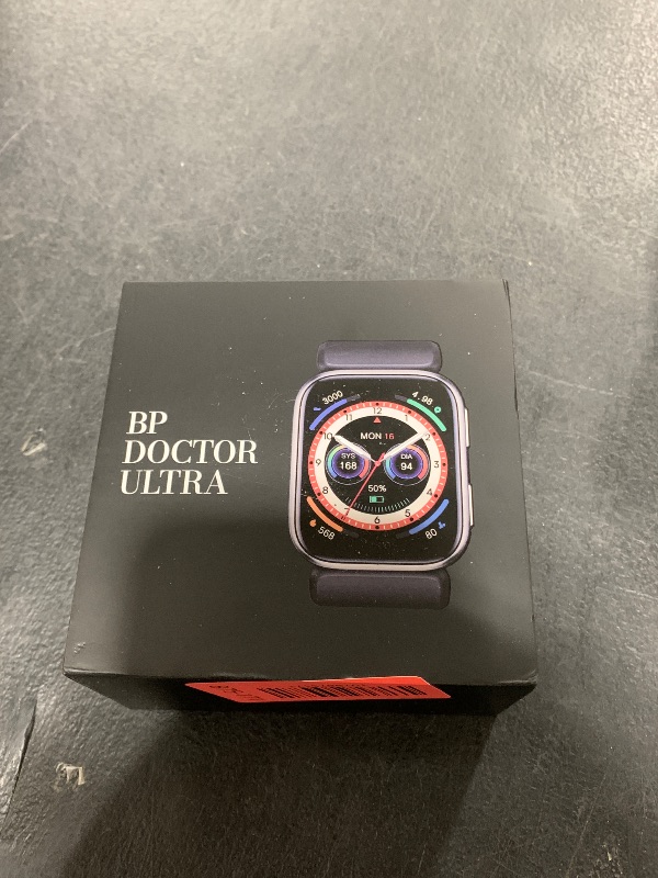 Photo 1 of BP Doctor Smart Watch, 1.95" Smart Watch Blood Pressure Monitor with Air Pump Cuff, Blood Pressure Watch with Sleep Heart Rate Monitor, Pedometer, Monitor Watch Supports Data Sharing, Reminder