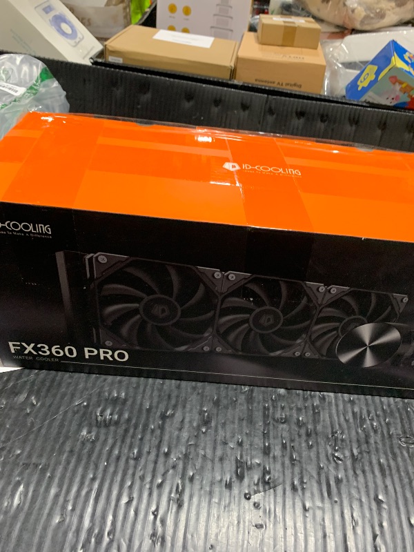 Photo 1 of ID-COOLING FX360 PRO Liquid CPU Cooler for Desktop - 360mm AIO Cooler, 3 x 120mm High-efficient Fans, Special CD Pattern Pump Header, Intel & AMD Compatible