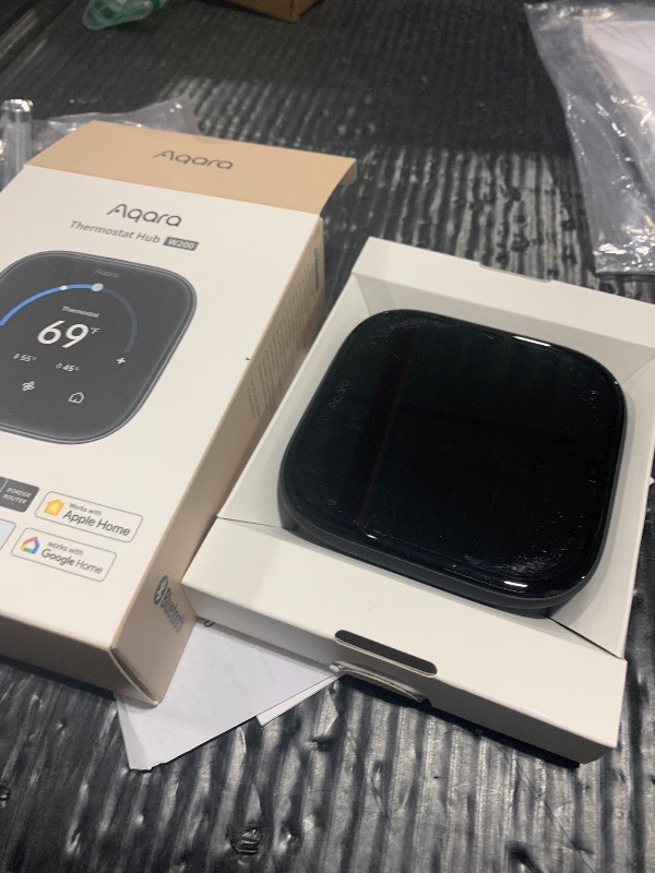 Photo 1 of Aqara Smart Thermostat W200 with Apple Adaptive Temperature & Clean Energy Guidance, 4" Touchscreen, Matter Controller, Built-in Radar Sensor, Works with Apple Home, Siri, Google Assistant, Alexa