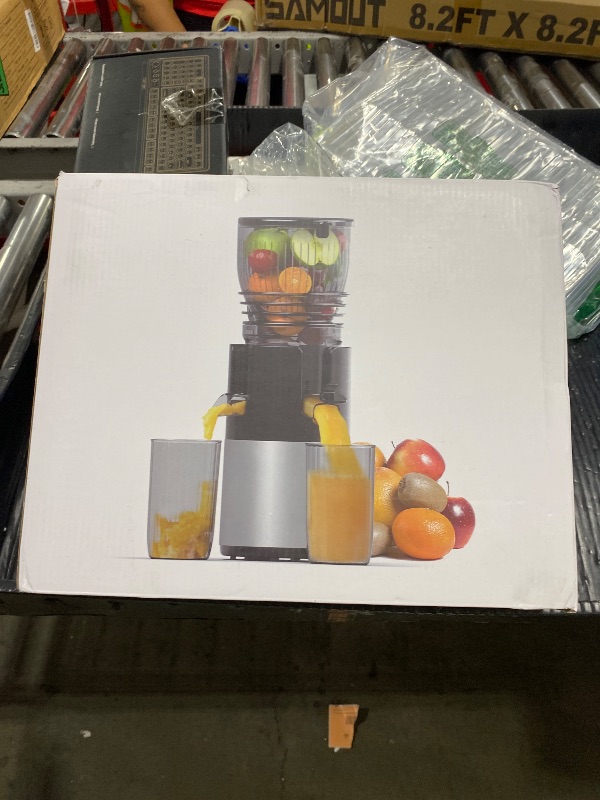 Photo 1 of NOT SURE IF FUNCTIONAL// Godspeeds Juicer Machines with 5.8" Large Feed Chute, Slow Masticating Cold Press Juicer for Whole Fruits & Vegetables, Easy to Clean Design, High Juice Yield Home Juicer for Daily Wellness