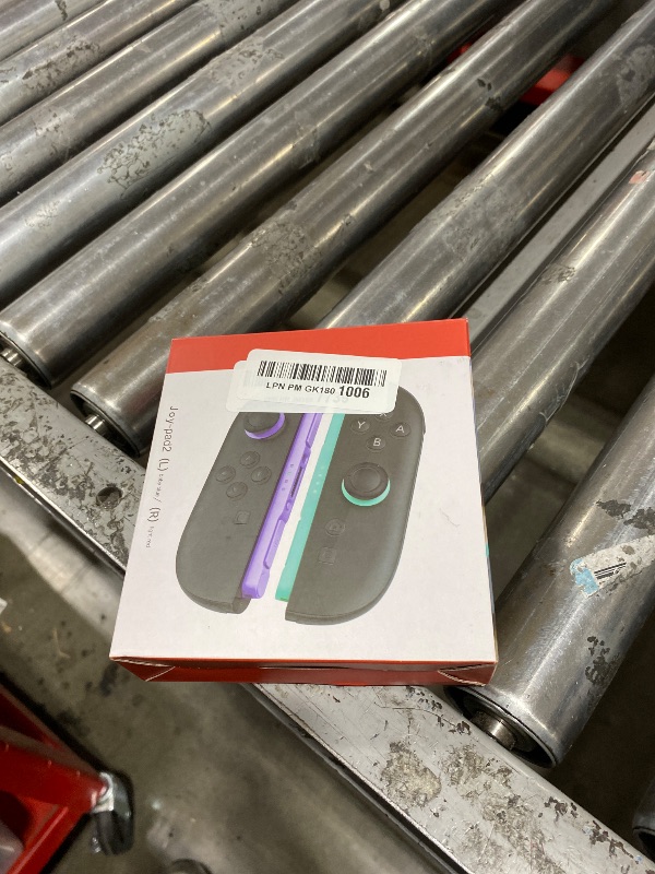 Photo 1 of Switch 2 Controller Compatible with Nintendo Switch 2 Controller, Replacement Wireless Controller for Switch 2, Support Rumble/Motion Controls/Gamechat/Mouse Mode(Pruple & Green)