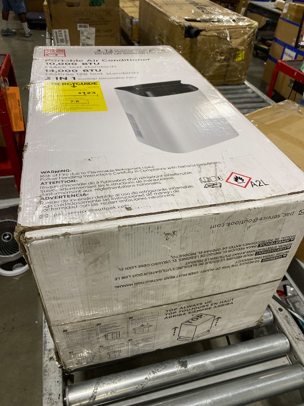 Photo 1 of Humhold 14000 BTU Portable Air Conditioners with Remote Control, 3-in-1 Free Standing Cooling AC Unit with Fan & Dehumidifier, Cools Room up to 700 sq.ft, Smart/Sleep Mode,3 Speed,Auto Swing,24H Timer