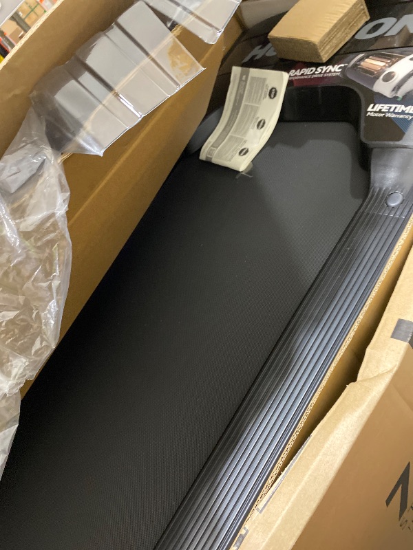 View 7 of Horizon Fitness 7.0AT Treadmill, Black, Heavy Duty, LCD Display, Built-in Speakers, Heart Rate Monitor, USB Charging Port, Wheeled