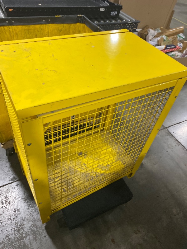 Photo 1 of Vertical Gas Cylinder Cabinet - Unassembled, 2 Cylinder Capacity
