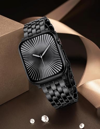 Photo 1 of TOYOUTHS Designer Vintage Dressy Bracelet for Apple Watch Band Women 42/40/41/38/44/45/46/49mm, Stainless Steel Elegant Luxury Metal Strap for iWatch Series 11 10 9 8 7 6 5 4 SE/Ultra 3 2 1
