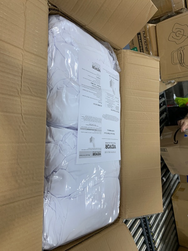Photo 1 of 100 Pcs White Washable Removable Universal for Wedding Party Dining Banquet Polyester Spandex Stretch Slipcovers Chair Covers