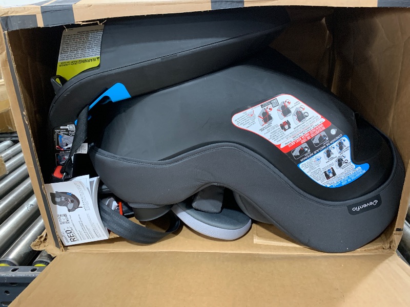 Photo 1 of Evenflo REO by Revolve360 Rotating Convertible Car Seat with Quick Clean Cover, Infant to Toddler, Forward and Rear Facing, Compact Design, One-time Install (Danvers)