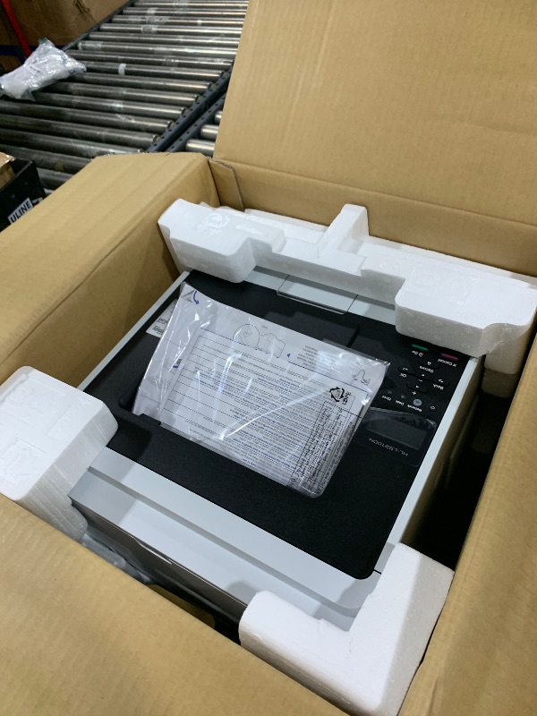 Photo 1 of Brother HL-L5210DN Business Monochrome Laser Printer with Duplex Printing, Versatile Paper Handling, Mobile Printing, and Gigabit Ethernet Networking, Works with Alexa