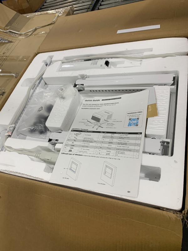 Photo 1 of Midea 8,000 BTU U Shaped Smart Inverter Window Air Conditioner - Cools 350 Sq Ft, Ultra Quiet with Open Window Operation - Alexa/Google Assistant Compatible, 37% Energy Savings, Remote (2026 Edition)