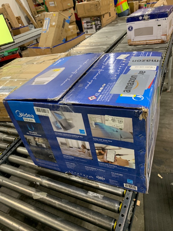 Photo 1 of Midea 8,000 BTU U Shaped Smart Inverter Window Air Conditioner - Cools 350 Sq Ft, Ultra Quiet with Open Window Operation - Alexa/Google Assistant Compatible, 37% Energy Savings, Remote (2026 Edition)