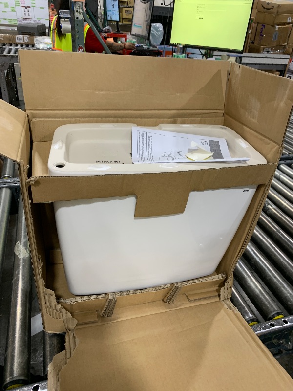 Photo 1 of TOTO Drake 1.6 GPF Toilet Tank with WASHLET+ Auto Flush Compatibility, Cotton White - ST776SA#01