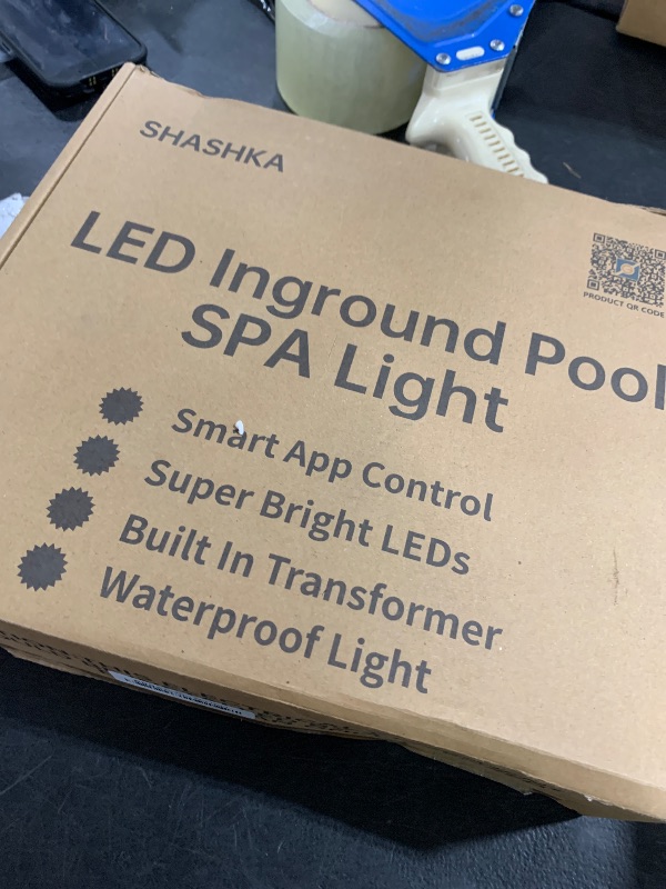 Photo 1 of Missing manual control panel---------------------------------Smart Pool LED Pool Lights, Wall Mounted, 54W 12V for Inground Pool, 10 Inch, 50FT Cord, Waterproof 2-in-1 Controller & Transformer, Remote & App Control, Lifetime Replacement Program