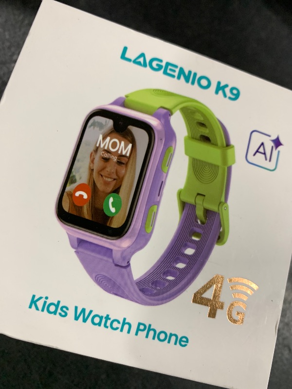 Photo 1 of LAGENIO K9 Smart Watch for Kids with GPS Tracker, AI Voice & Video Call,1.78" AMOLED, 4G Smartwatch with SOS, Parental Controls, School Mode, IP68 Waterproof Kids Smartwatch for Teens Ages 3 and Up