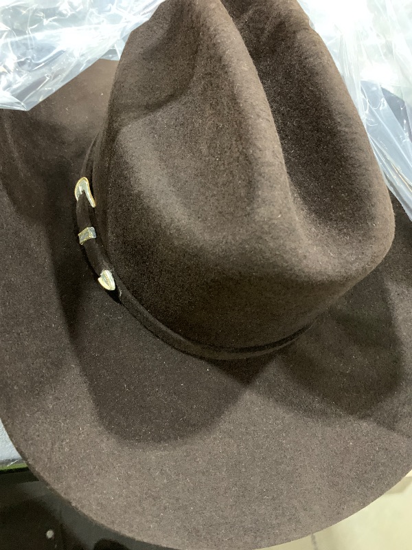 Photo 1 of Stetson 3X Oak Ridge Wool Cowboy Hat, Choclate, 6 7/8 Brown