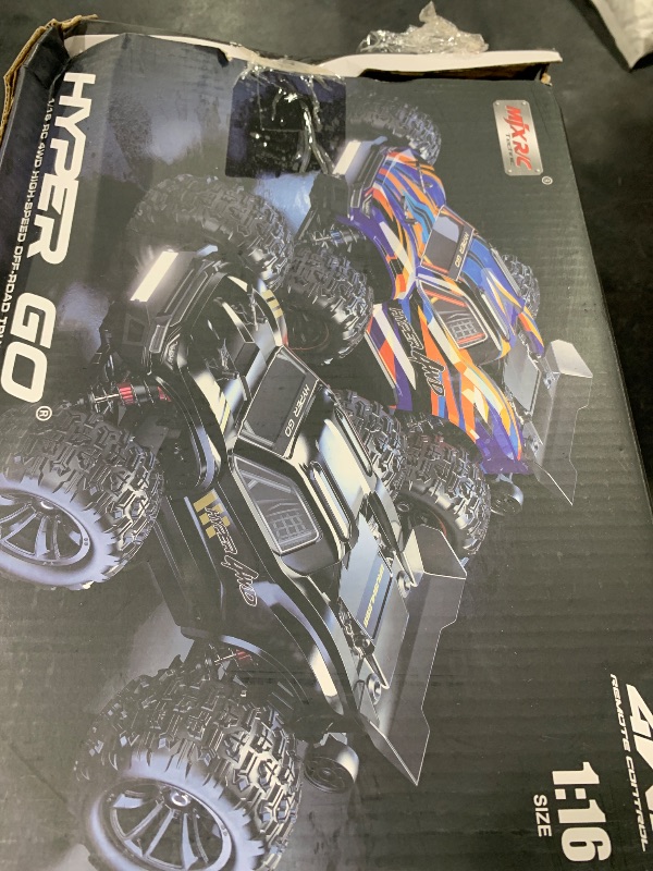 Photo 1 of HYPER GO H16BM 1/16 RTR Brushless High Speed Electric 4X4 Off-Road Fast RC Car, Max 42mph, RC Truck, Remote Control, 2 Lipo Batteries for Adult, Compatible with 3S Lipo