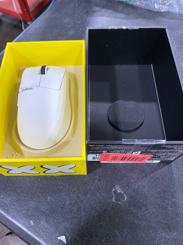 Photo 1 of Pulsar Gaming Gears Xlite Crazylight Wireless Gaming Mouse, Ultra Lightweight 1.45 oz (41g), Optical Switch, 32000 DPI, 750 IPS, XS-1 Sensor, 8k Compatible (Uyuni White)