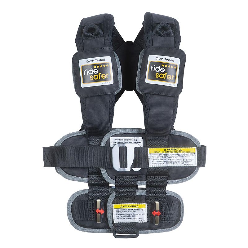 Photo 1 of RideSafer Gen 5 - Small Black, Lightweight, Compact, Portable Car Seat - Perfect for Travel and Everyday Child Safety