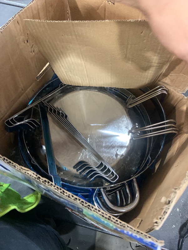Photo 1 of SELLING FOR PARTS ONLY ................................4-Pack Chafing Dishes for Buffet?6QT 304 Stainless Steel Round Chafing Dish Buffet Set - Complete Food Warmers with Lids, Water Pans, Fuel Can Holders for Catering & Wedding Receptions?Silver