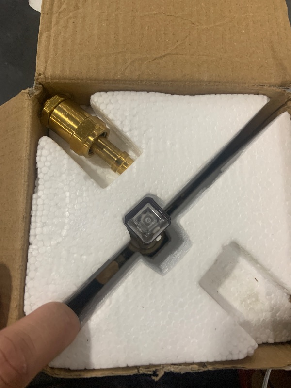 Photo 1 of Argon Pressure Reducer Gas Flowmeter All Brass CGA580 Male Thread Welding Regulator for MIG Welding