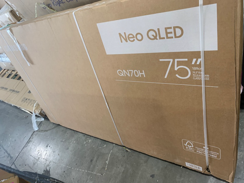 Photo 1 of Samsung 75-Inch Class Neo QLED QN70H Series Samsung Vision AI Smart TV (2026 Model, 75QN70H) Quantum Mini LED, 100% Color Volume with Dot, NQ4 AI Processor, 4K Upscaling, Alexa Built-in