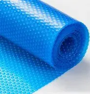 Photo 1 of VEVOR Solar Pool Cover, 32 x 16 ft Rectangle Solar Blanket for Pools, Inground Above Ground Swimming Pool Solar Cover, 12 mil Solar Covers Blue