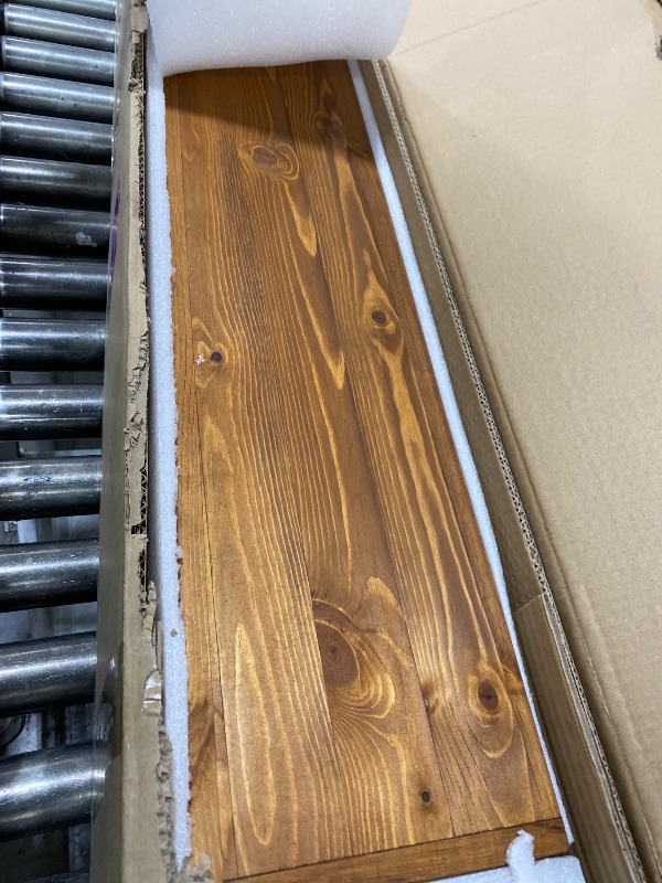 Photo 1 of G GOOD GAIN Fireplace Mantel 60 inch - Handcrafted Rustic Solid Wood Mantel l Floating Shelves Decor for Wall, Bedroom, TV, Books, Livingroom.Rustic?60x8x5