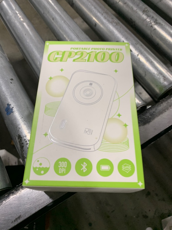Photo 1 of HPRT CP2100 Portable Photo Printer for iPhone & Android | 2x3 Mini Instant Color Picture Printer | Bluetooth 5.0 & 4-Pass Dye-Sublimation Tech | w/10 Paper & Type-C Cable (Grey)