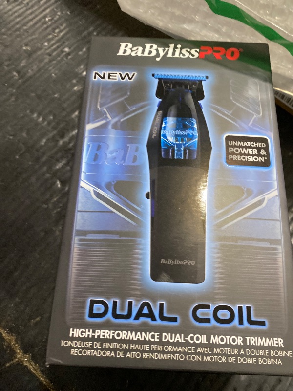 Photo 1 of BaBylissPRO Dual Coil Trimmer, Professional Cordless Hair Trimmer – Precision Detail & Line?Up Trimmer with All?Metal Housing for Barbers