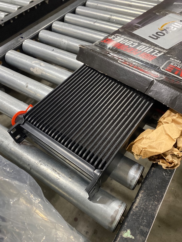 Photo 1 of Derale 52510 25 Row Core Stacked Plate Cooler Kit , Black