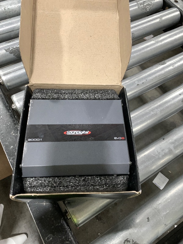 Photo 1 of SounDigital EVO6 3000.1 Car Audio Amplifier 3000W RMS, Class D Monoblock, 1 Ohm Stable, Full Range, Compact Design, Built-in LPF/HPF, Bass Boost, MOSFET, Clip & Power On LED Indicators, SD3000.1-1D