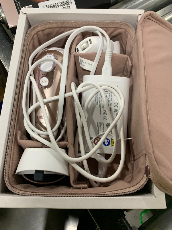Photo 1 of Braun Skin i-Expert Smart IPL PL7219 at Home Laser Hair Removal for Women and Men with App, Premium Pouch, Venus Razor, 2 Smart Heads, Facial Trimmer