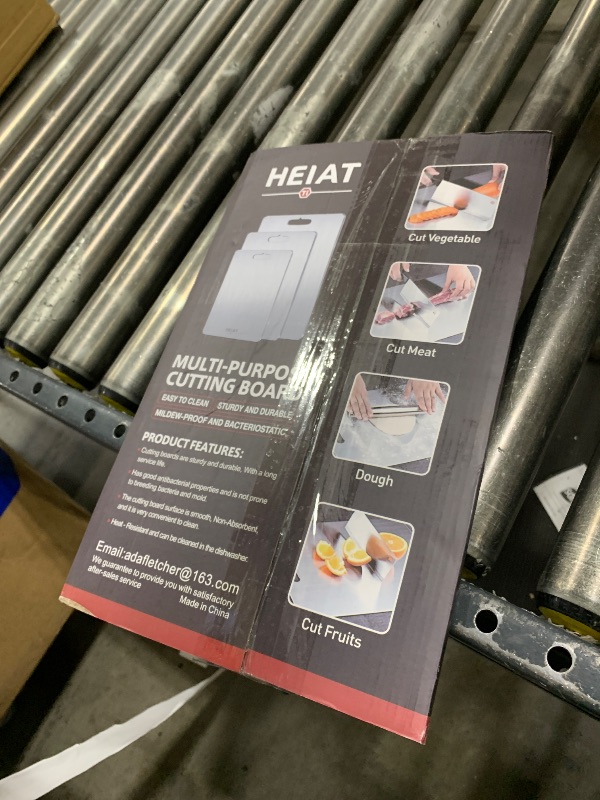 Photo 1 of Titanium Cutting Board Set of 3, 100% Pure Titanium Cutting Boards for Kitchen,Double-Sided Chopping Boards for Raw & Cooked Food, Non-Toxic, Handles Included, Dishwasher Safe(M+L+XL)